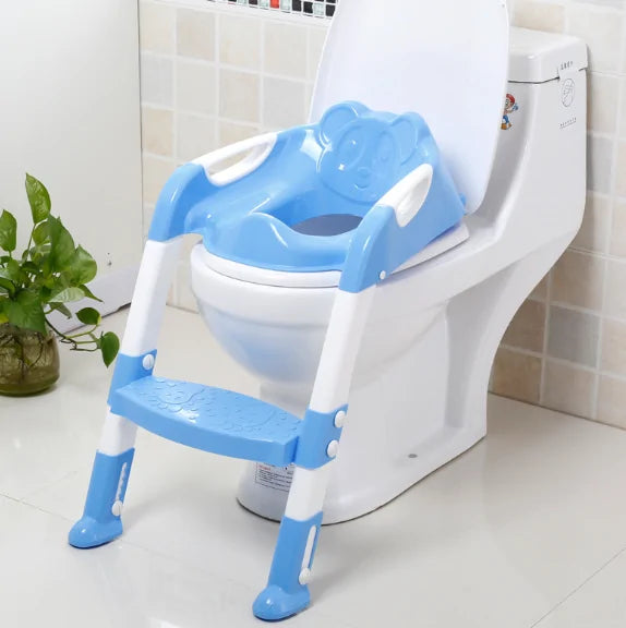 Asiento tipo escalera para el entrenamiento para ir al baño para bebés y niños pequeños